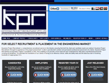 Tablet Screenshot of kpr.co.za